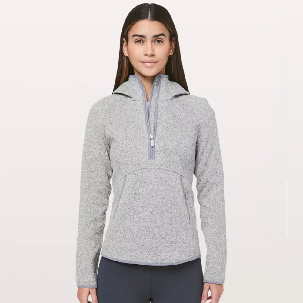 Lululemon | Fleece & Thank You Pullover In Grey, Size 4